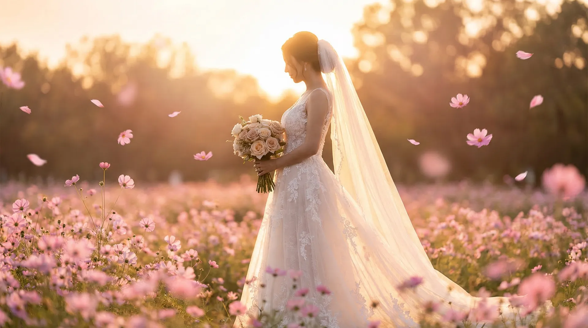 灵犀公主和她的两个师父吃笋结局 - 浪漫婚纱摄影场景
